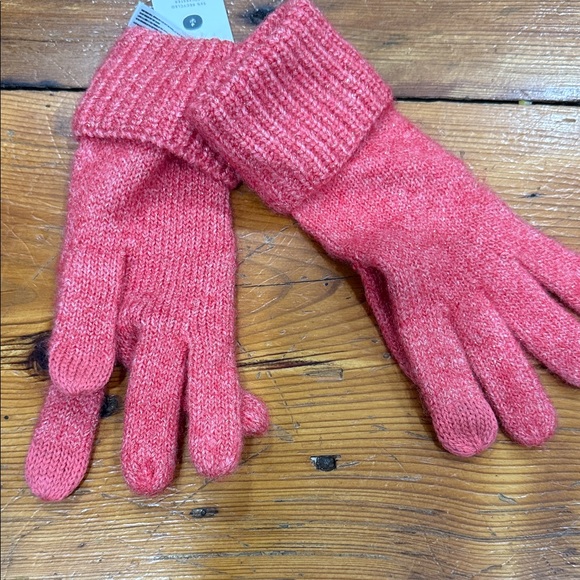 Anthropologie Coral Knit Winter Gloves NWT - Picture 6 of 6